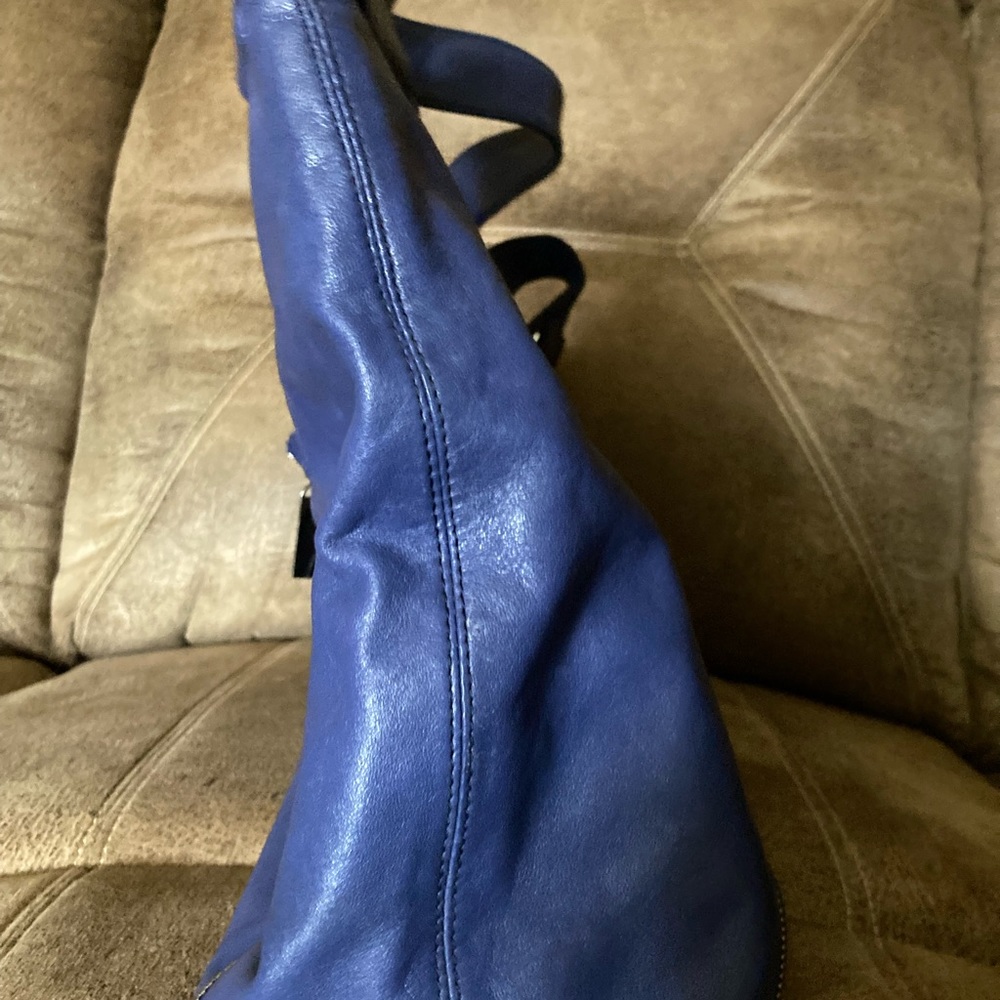 Brand new never used large navy leather Kooba purse vintage - Picture 5 of 8